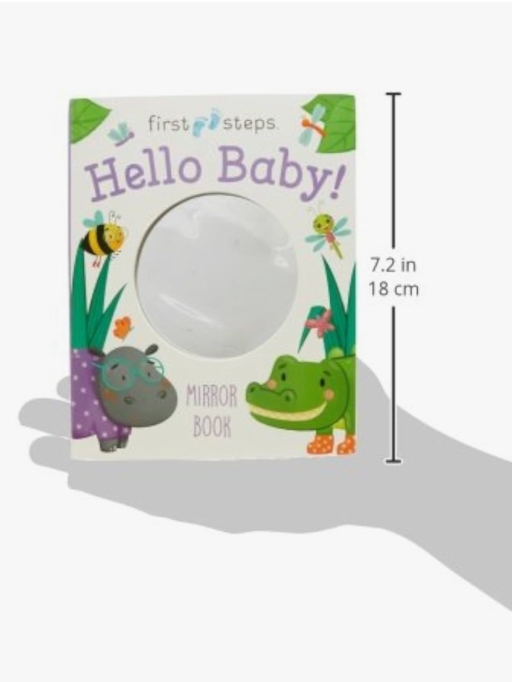 First Steps Hello Baby! Mirror Book